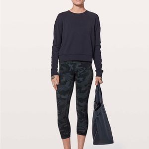 Lululemon Align Crop 21" Incognito Camo Grey Leggings